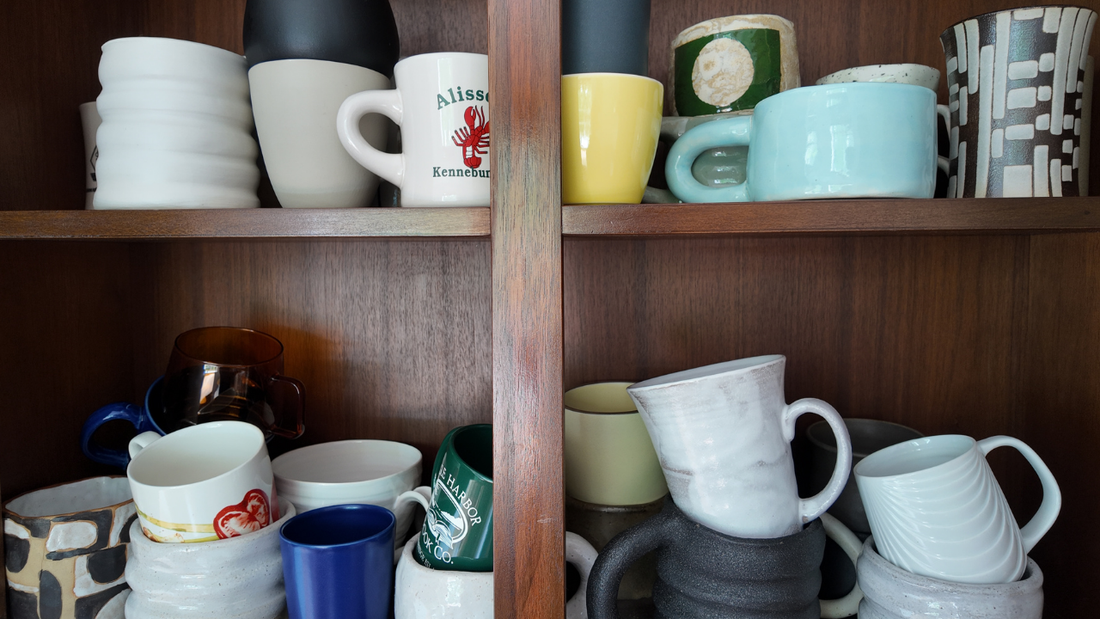 Some of my favorite thrifted mugs